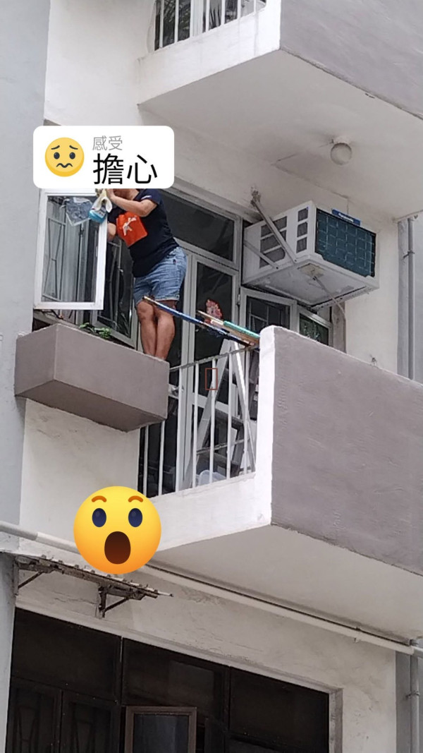 外傭危站外牆抹窗攞命搏！網民轟清潔緊要過條命？揭僱主保險死穴+勞工處指引