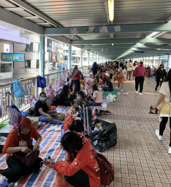 第三高風險來源： 外籍家庭傭工的集體宿舍及同鄉聚會。 圖片來源：連登討論區