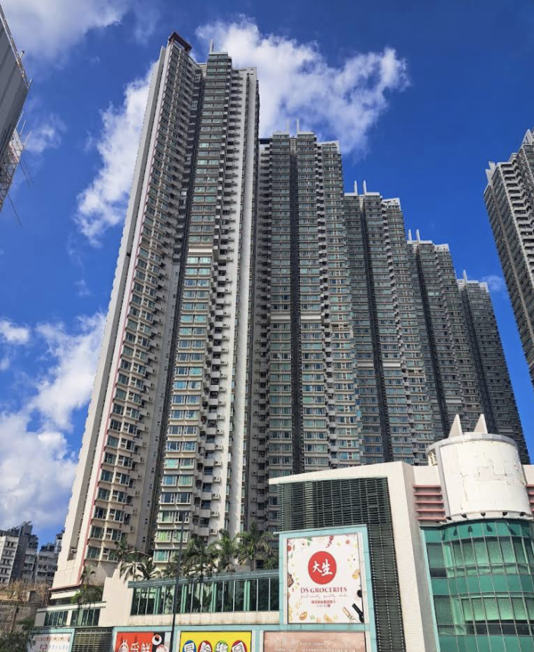 港灣豪庭：大角咀區內少有的大型屋苑，自設園林大型會所及基座商場，一向是區內兩房「上車」的熱門首選。不過其住宅走廊及外牆設計經常被網民批評「似居屋」，而且單位實用率相對一般。圖片來源：Google Maps