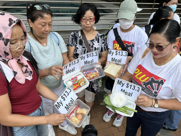 外傭工會促加薪至$6,670 膳食津貼增逾一倍。圖片來源:香港亞洲家務工工會聯會