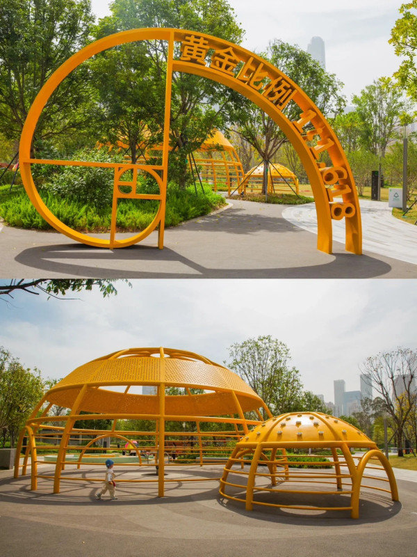 圖片來源:小紅書@三兔宝宝 深圳免費戶外兒童公園6大推介!幾何美學/夢幻太空主題 多款設施打卡放電必去
