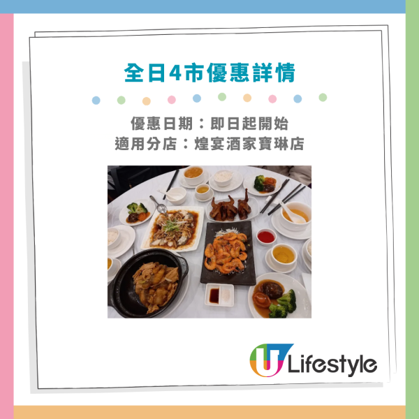 酒樓著數｜連鎖酒樓免費送貴妃雞或沙巴虎斑！$50起歎燒鵝＋蜜汁叉燒＋脆皮燒腩／點心大中小點同價 (附指定分店)