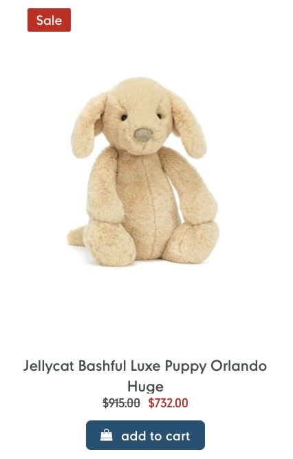 Jellycat極罕減價低至半價！經典公仔最平$208買到！斷貨王熊仔背囊都有減