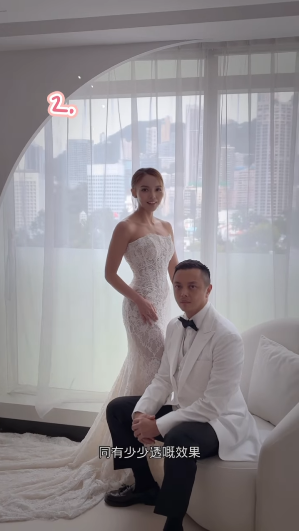 29歲女藝人結婚6對龍鳳鈪閃爆婚禮現場！《#後生仔》激罕REU賀新婚︰睇住個妹結婚