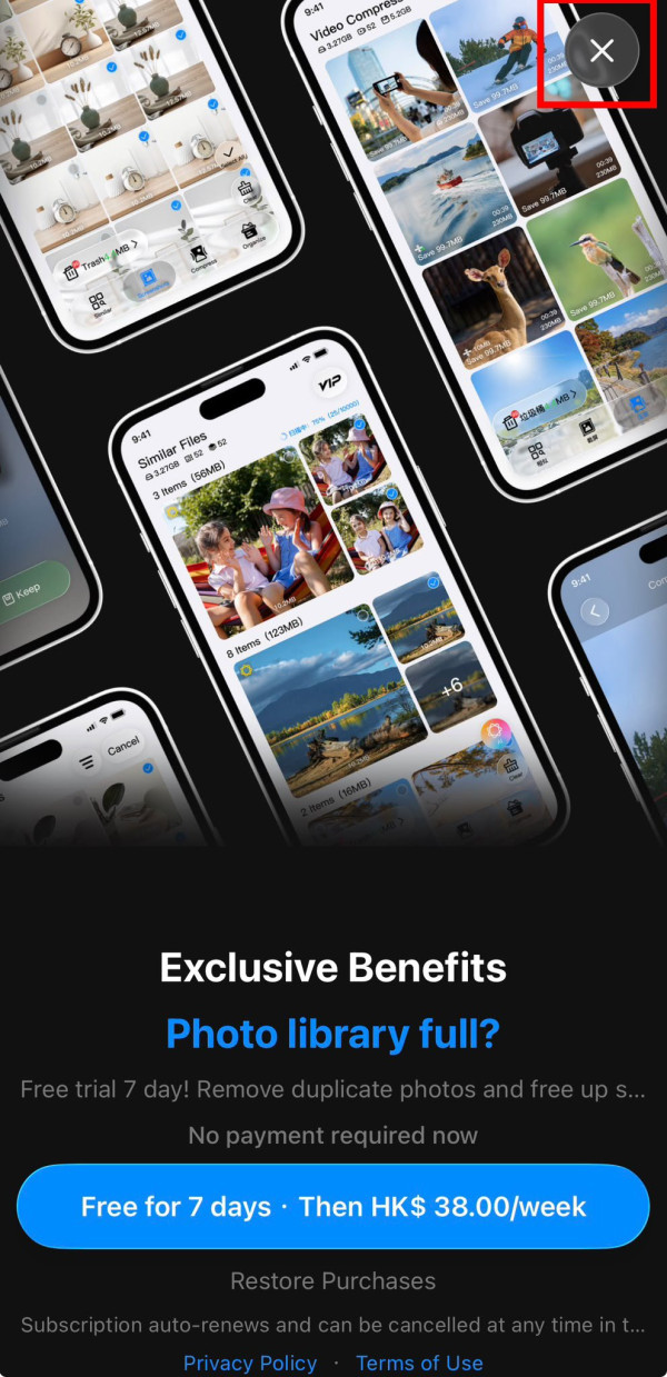 iPhone容量自救神器！AI相簿整理工具突發推「$0終身會籍」：一鍵秒清重複相/截圖、無損壓縮影片