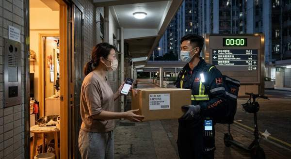 拼多多凌晨12點仍送貨上門？港男開門嚇一跳：香港都咁「捲」。圖片來源：AI生成圖片