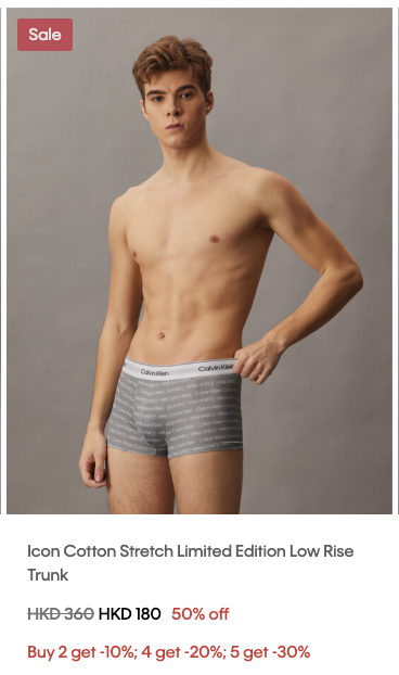 清貨優惠｜Calvin Klein勁減低至5折！逾千件單品大劈價！人氣內衣褲/牛仔褲/鞋履$80起