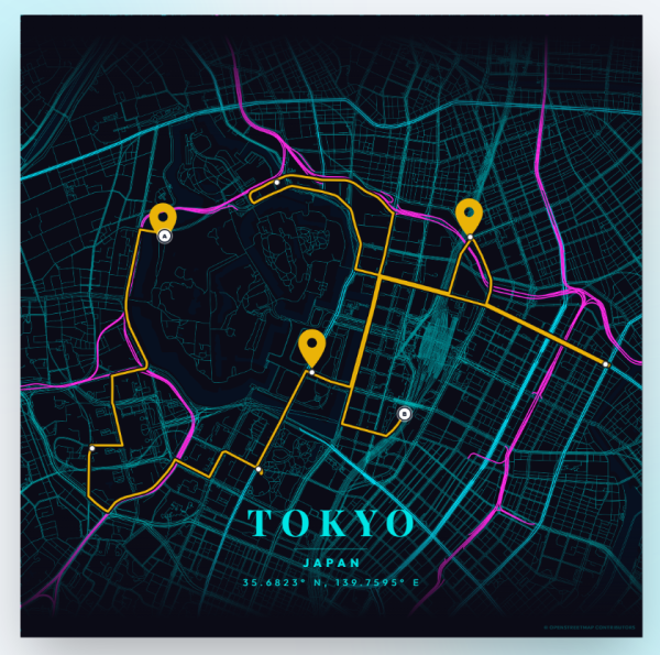 旅行足跡變神級海報！MapToPoster JS 一鍵將城市化身藝術地圖 實測1分鐘導出高畫質海報【免費免下載】