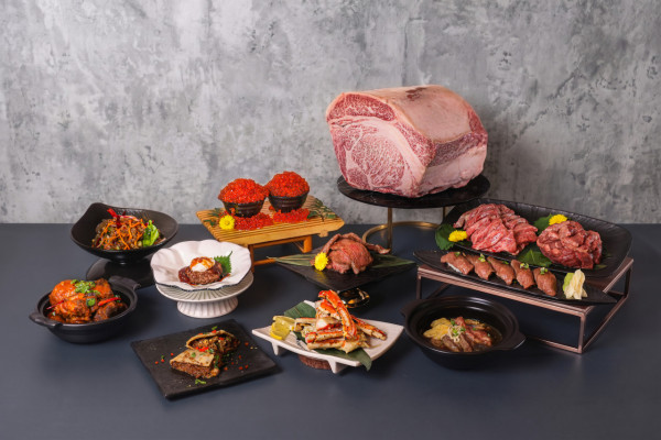 唯港薈The Market全新宮崎和牛海鮮自助晚餐  任食日本頂級A5宮崎和牛／即席阿拉斯加蟹腳／自家製榴槤雪糕