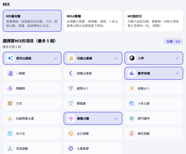 爆紅免費AI算命網20種算命占卜工具任MIX！AI指令複製即用精準分析命盤及問事附教學