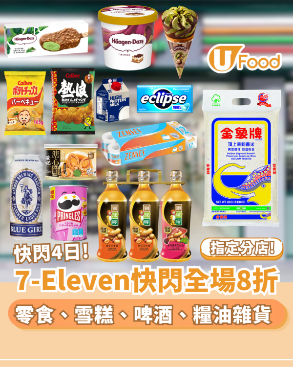 7-Eleven突發全場8折！快閃4日+附指定分店名單