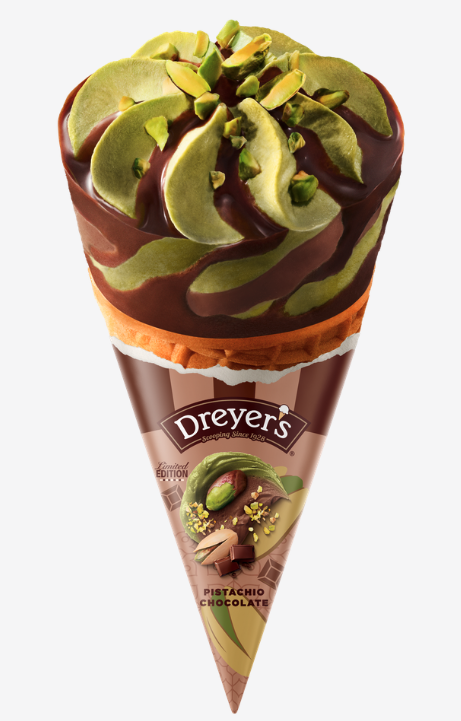 Dreyer's全新口味雪糕脆筒登場！美國開心果/薄荷朱古力/合共6款口味 
