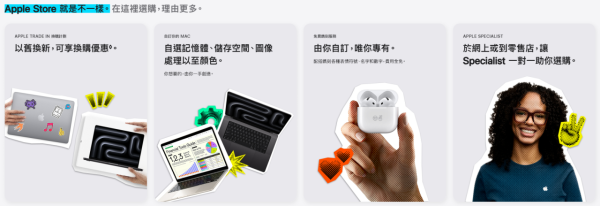 Apple開學優惠2026,買Mac/iPad即送Apple Store Gift Card(圖片來源︰Apple)