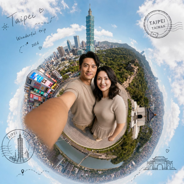 【Gemini/GPT AI小行星自拍】唔使買千元魚眼鏡！舊相1秒變360度上帝視角自拍附萬用指令