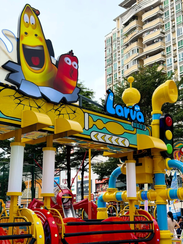 深圳寶安區《Larva逗逗蟲》主題樂園登場！多款遊樂設施盡情放電 附地址交通 