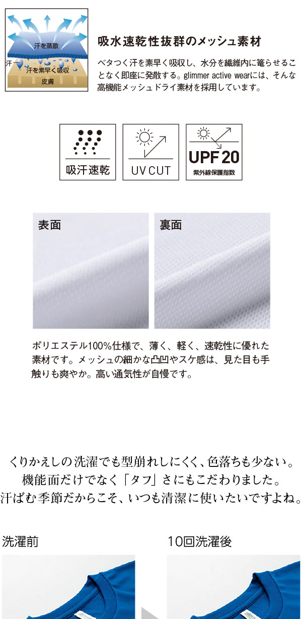 圖片來源:Rakuten網站 夏季出遊必備!日本人氣涼感速乾T-Shirt 8款推介!起入手洗完即乾神衣、防曬防汗漬CP值極高