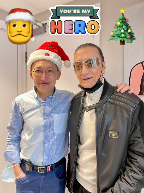 謝賢離世｜謝賢生前養病最後身影曝光罕摘下墨鏡！身形消瘦仍然瀟灑撐枴杖會友