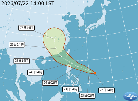 周日打台风!准台风凌晨最近香港 天文台拆解路径 AI揭狂风暴雨最坏时间