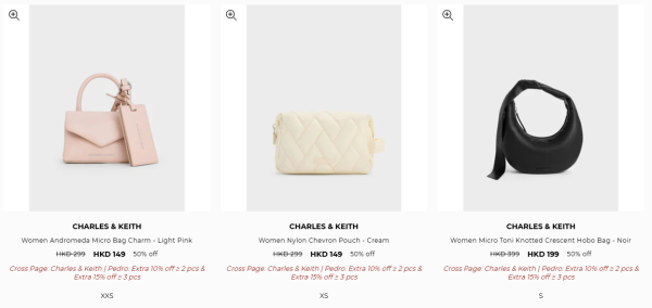 Charles&Keith開倉低至4折！人氣手袋$149起買到！咭套/高踭鞋/飾物大劈價 低至$118