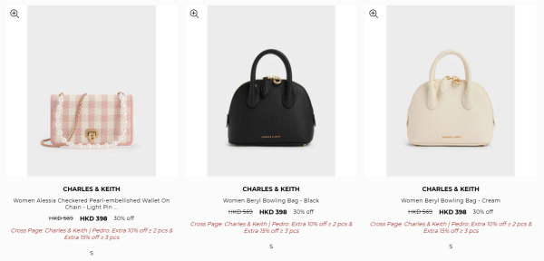 Charles&Keith開倉低至4折！人氣手袋$149起買到！咭套/高踭鞋/飾物大劈價 低至$118