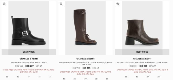 Charles&Keith開倉低至4折！人氣手袋$149起買到！咭套/高踭鞋/飾物大劈價 低至$118