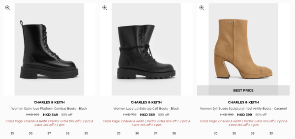 Charles&Keith開倉低至4折！人氣手袋$149起買到！咭套/高踭鞋/飾物大劈價 低至$118