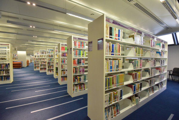 香港公共圖書館捐書及回收書籍（圖片來源︰香港公共圖書館）