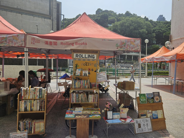 Rolling Books捐書及回收書籍（圖片來源︰Rolling Books）