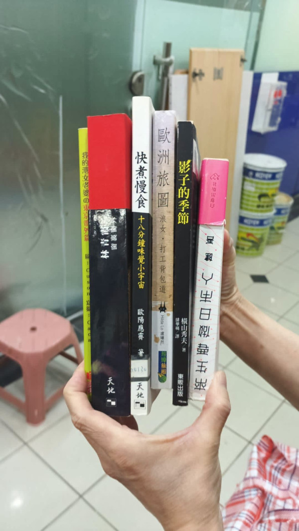 偏見書房捐書及回收書籍（圖片來源︰FB@偏見書房）