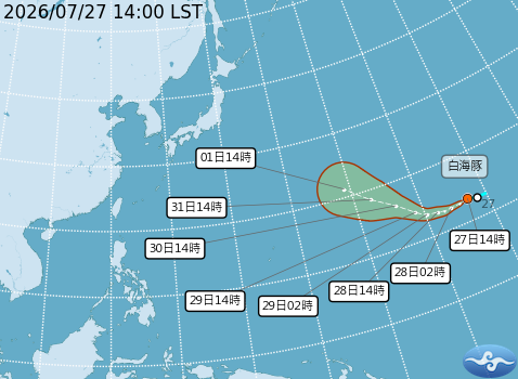 3大台风排队杀到！AI预测南海风暴或逼港 白海豚扑日 鲸鱼8月初紧接生成