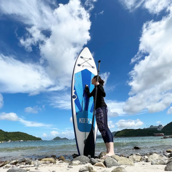 野活手記直立板/立划板（圖片來源︰中國香港獨木舟總會）