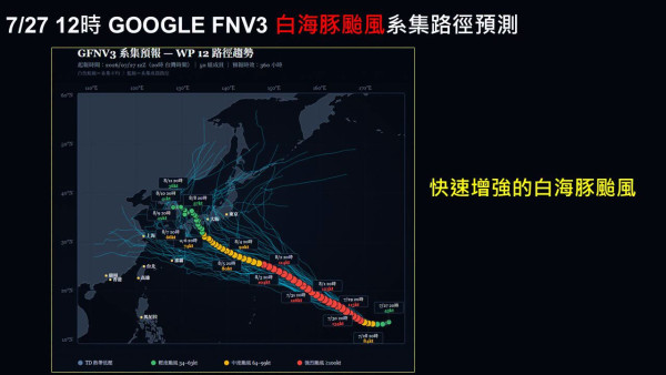 3大台风排队杀到！AI预测南海风暴或逼港 白海豚扑日 鲸鱼8月初紧接生成