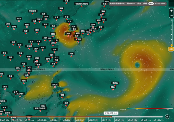 3大台风排队杀到！AI预测南海风暴或逼港 白海豚扑日 鲸鱼8月初紧接生成