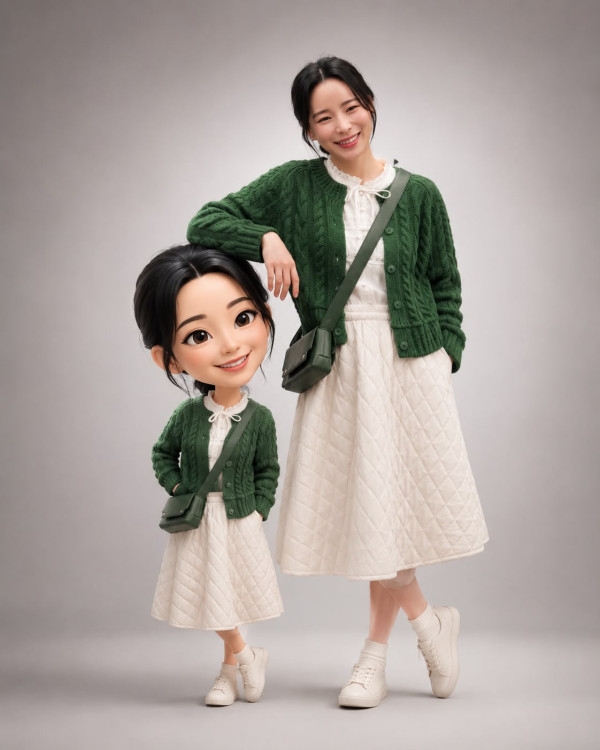 【Gemin/GPT Mini Me】教用AI四步出專屬自己Pixar 3D卡通合照！100%還原五官服飾複製指令免費玩