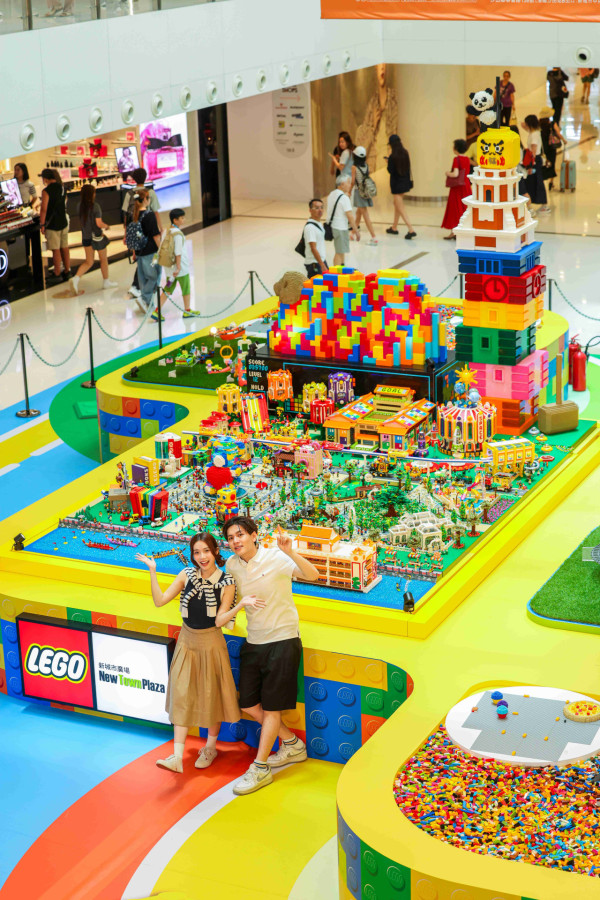 LEGO限時登陸沙田新城市!4米高DJ樂仔+巨型遊戲對決 打造驚喜LEGO互動巴士站