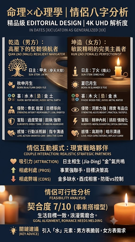【Gemini/GPT幫情侶夾八字】AI免費解析情侶八字！唔知出生時辰一樣算到 複製指令一鍵生成說明書圖卡