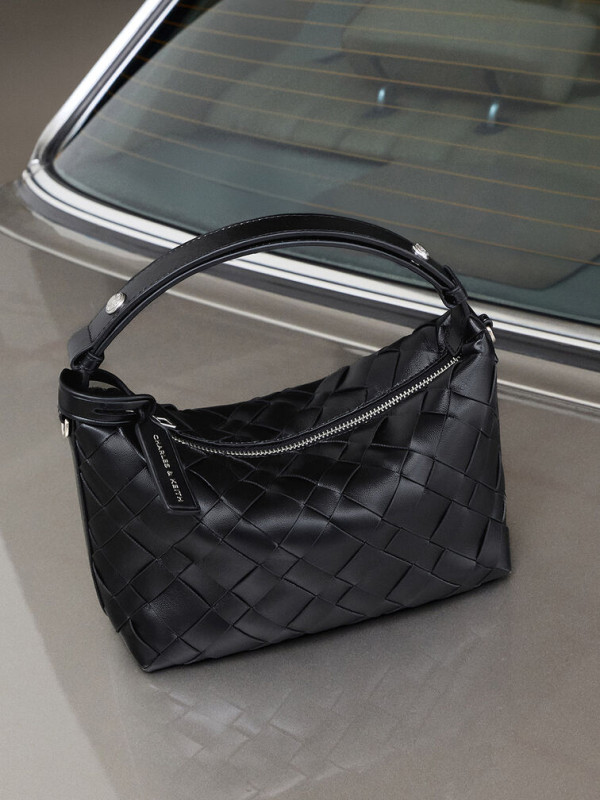 Charles & Keith Ivette Woven Shoulder Bag