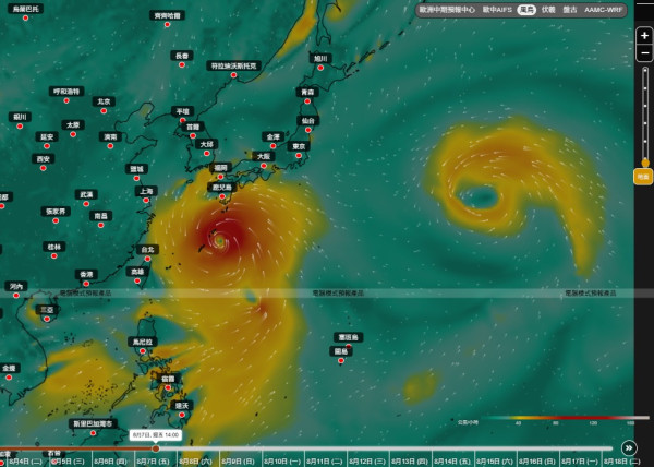 打风预测｜8月双台风酝酿！强台风白海豚路径存分歧 香港受外围夹击周末34度酷热