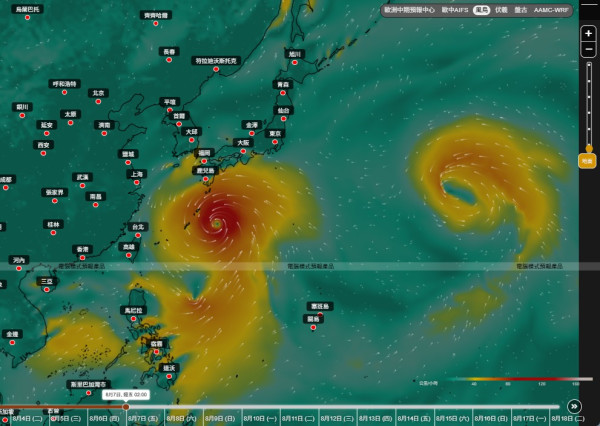 打风预测｜8月双台风酝酿！强台风白海豚路径存分歧 香港受外围夹击周末34度酷热