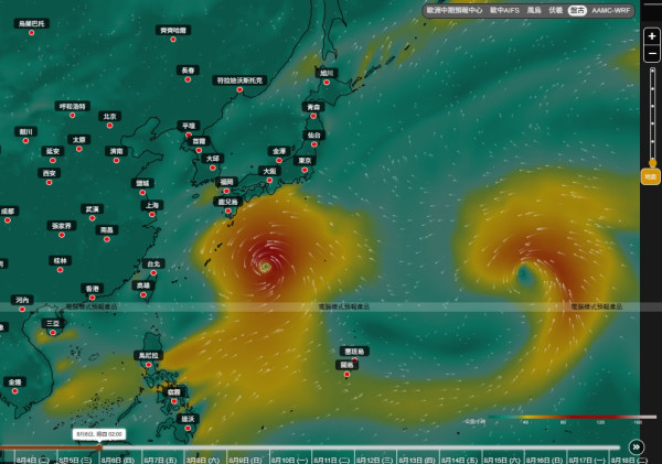 打风预测|8月双台风酝酿!强台风白海豚路径存分歧 香港受外围夹击周末34度酷热
