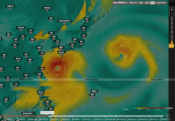 打风预测｜8月双台风酝酿！强台风白海豚路径存分歧 香港受外围夹击周末34度酷热
