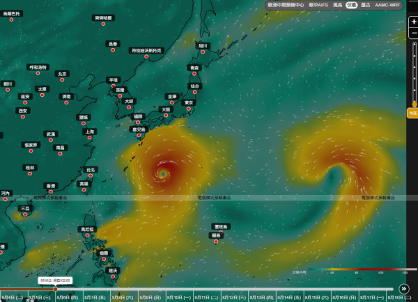 打风预测|8月双台风酝酿!强台风白海豚路径存分歧 香港受外围夹击周末34度酷热