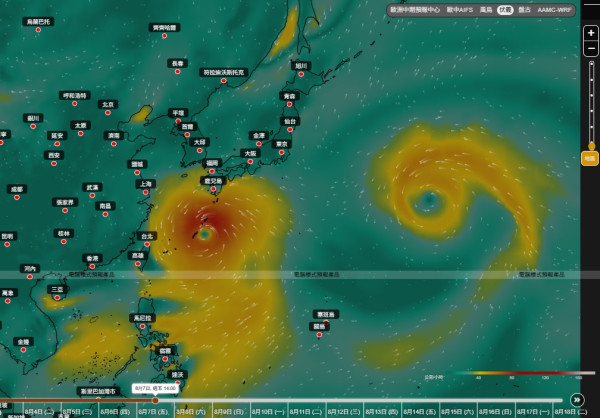 打风预测｜8月双台风酝酿！强台风白海豚路径存分歧 香港受外围夹击周末34度酷热