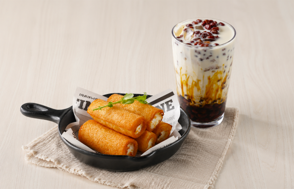 必食爆漿拉絲菠蘿包/牛乳湯通粉/惹味蔥油叉燒飯