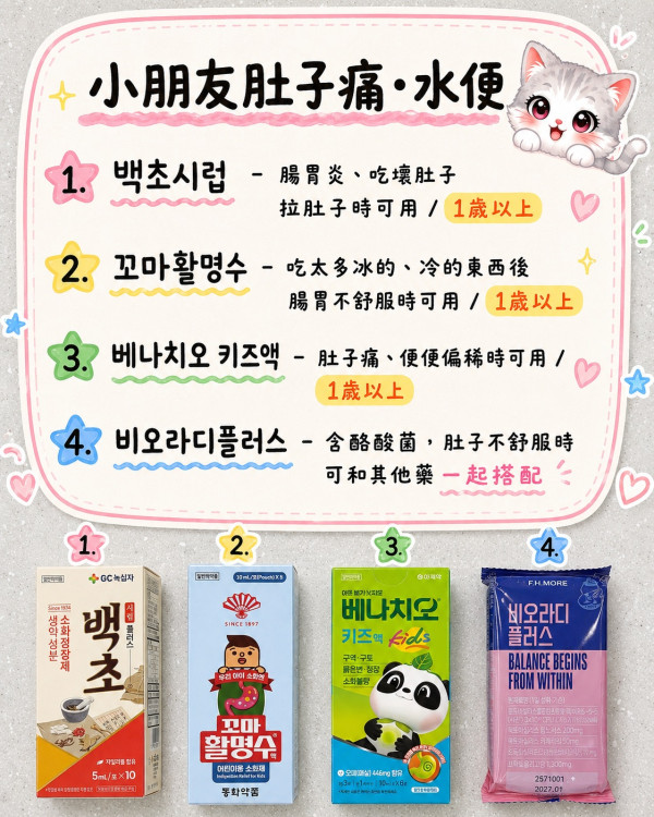 韩国旅行腹泻/晕船/痛经/头痛怎么办？当地药房教挑15种平安药！过敏出疹都能搞定 小朋友都适用