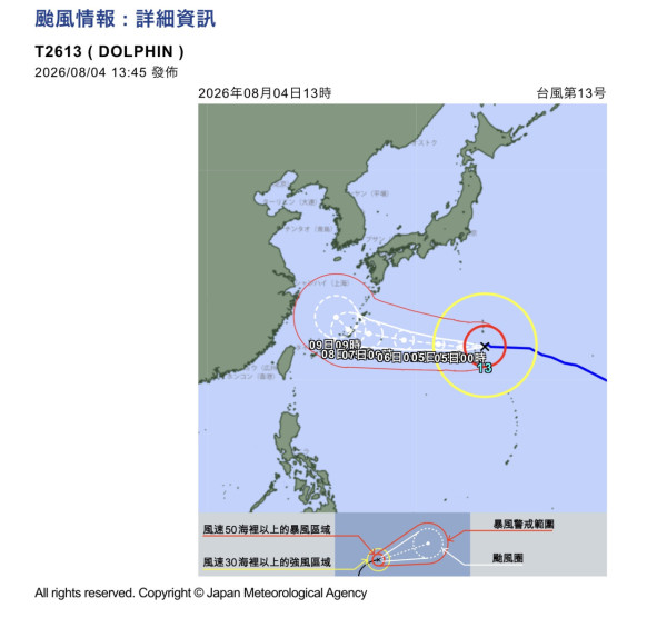 超強颱風白海豚逼近日本！ 瞬間陣風達每秒60米 估計本週橫掃沖繩 