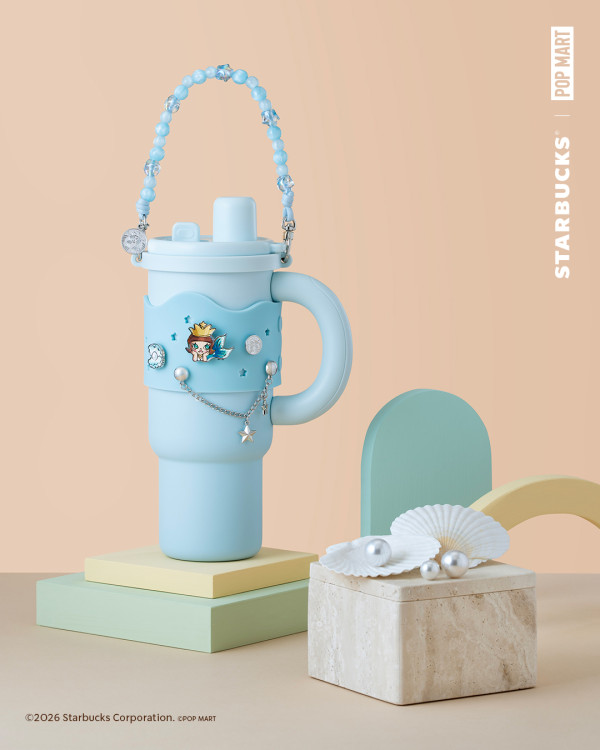 星巴克联名POP MART！MOLLY随行杯+玻璃杯/ Starbucks主题店打卡攻略 (1招免费送贴纸)