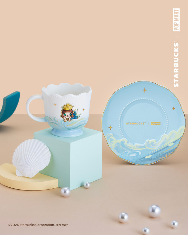 星巴克联名POP MART！MOLLY随行杯+玻璃杯/ Starbucks主题店打卡攻略 (1招免费送贴纸)