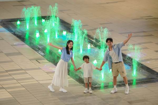 西沙GO PARK「萌寵動感夏運會」全新光影噴泉登場（相片由相關機構提供）