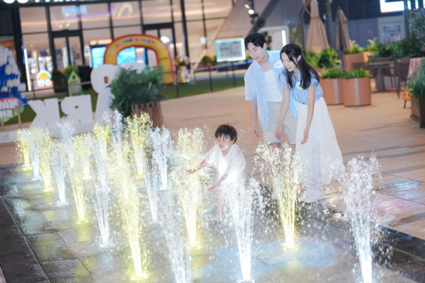 西沙GO PARK「萌寵動感夏運會」全新光影噴泉登場（相片由相關機構提供）